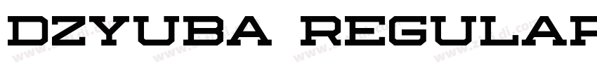 dzyuba regular字体转换